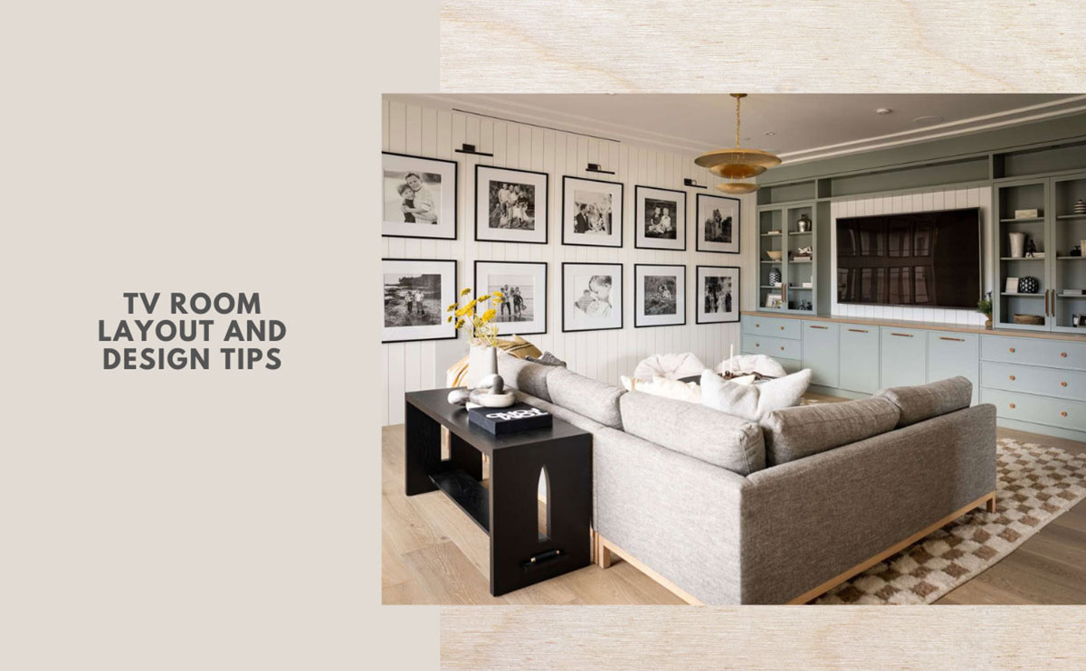 Small living room ideas with tv​
